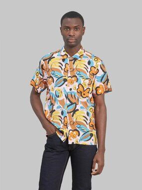 3sixteen Vacation Shirt Tropical Print Medium
